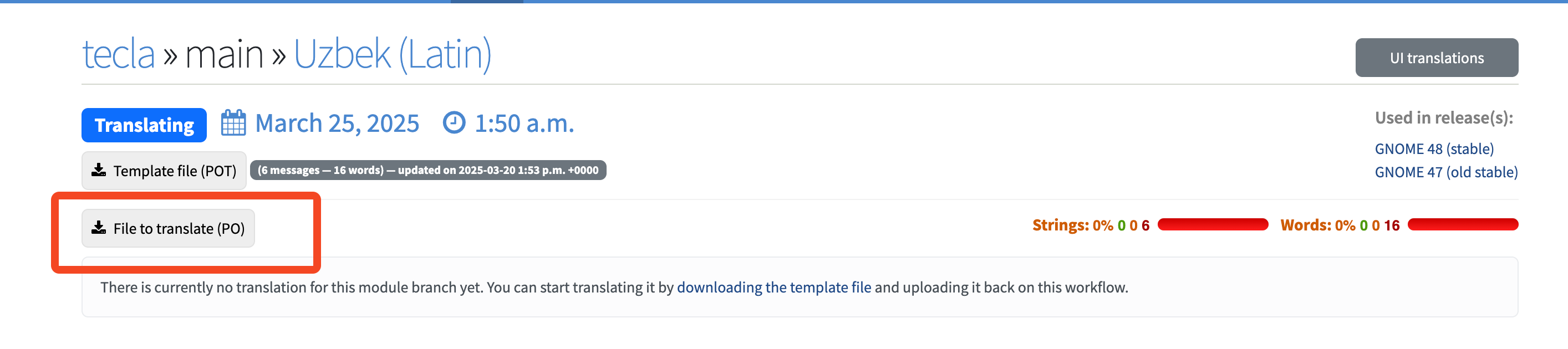 Tarjima qilish uchun faylni yuklash